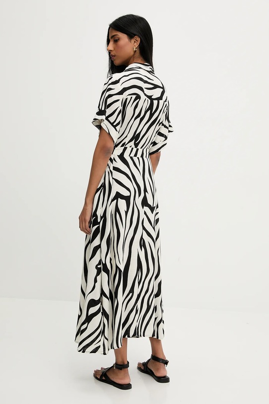 Odzież Answear.LAB sukienka z lnem 1029.6.HWK czarny