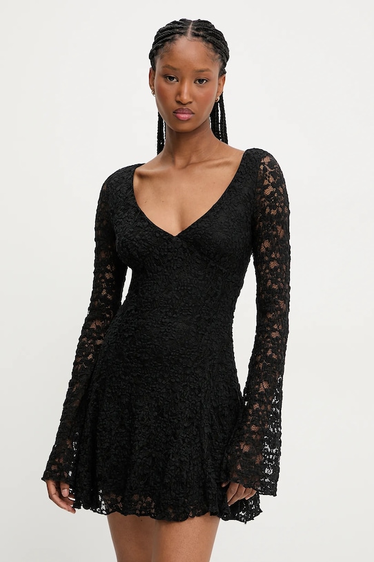 Answear Lab rochie mini negru 23339.fjk