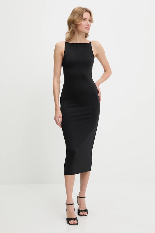 Answear.LAB sukienka z elastanem czarny vd1736.fjk