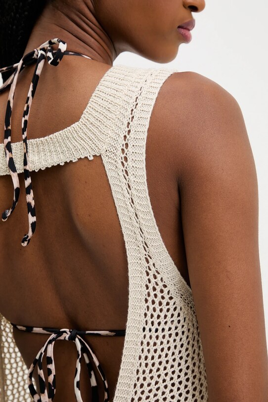 Answear Lab vestito da mare beige b136.fos