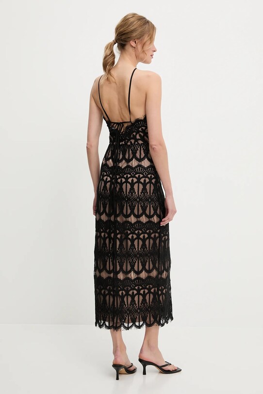 Ruházat Answear.LAB ruha 606521.flk fekete