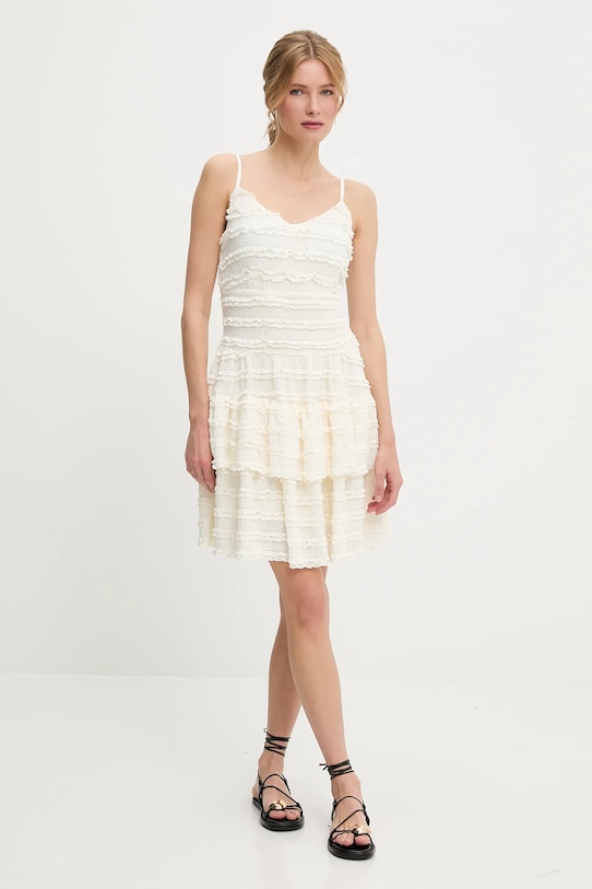 Šaty Answear Lab mini béžová 606580.flk
