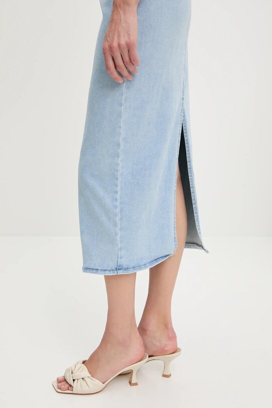 Answear.LAB sukienka jeansowa RD2335.fos niebieski