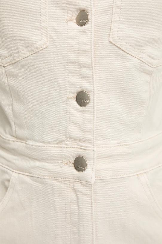 Answear Lab rochie din denim RD2339.5.fos bej