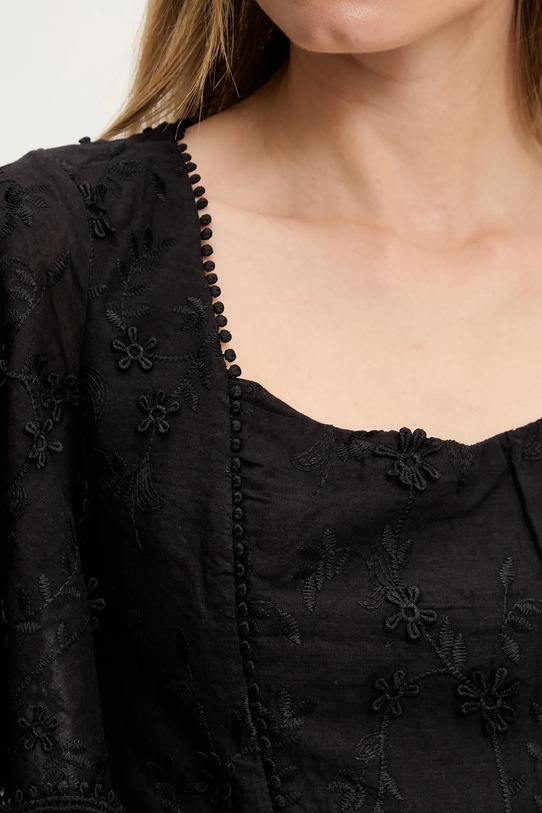 Answear.LAB sukienka bawełniana 606232.flk czarny