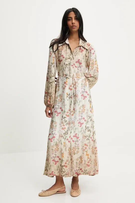 Answear Lab rochie fixat bej 3866.ilk