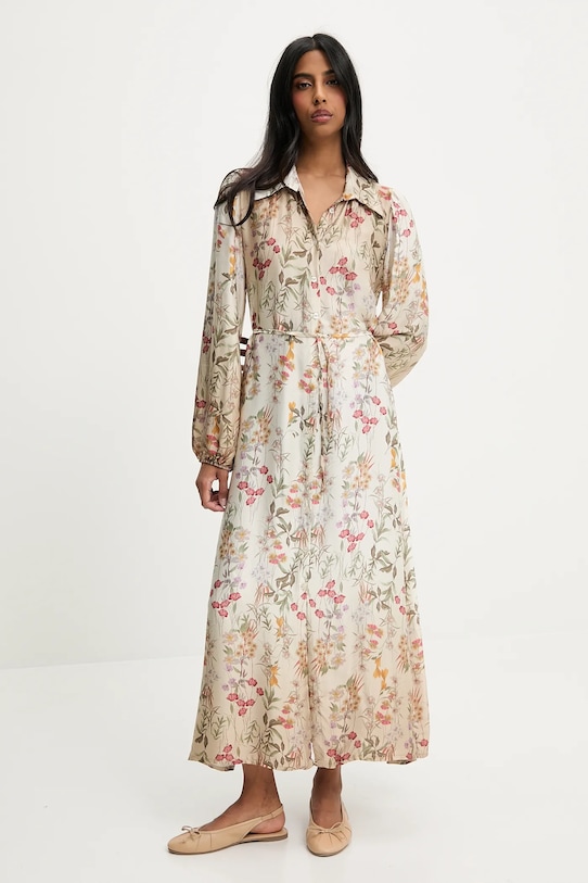Answear Lab rochie fixat bej 3866.ilk