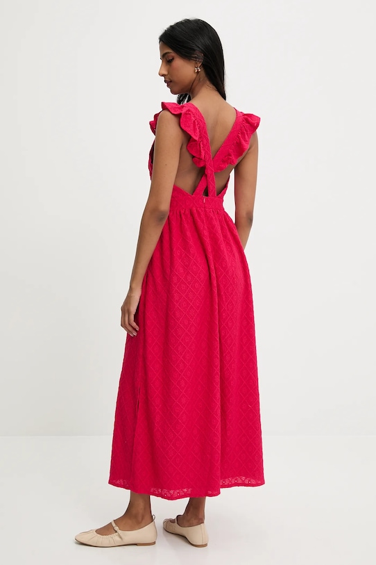 Odzież Answear.LAB sukienka ps9225.fos różowy