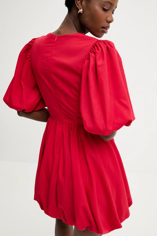 Answear.LAB sukienka bombka 15662-1.flk czerwony