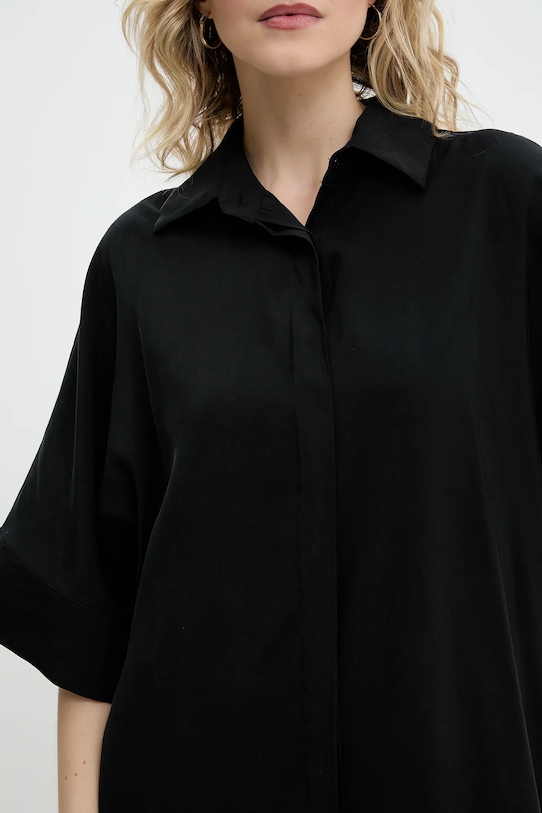 Answear.LAB sukienka D521.ilk czarny