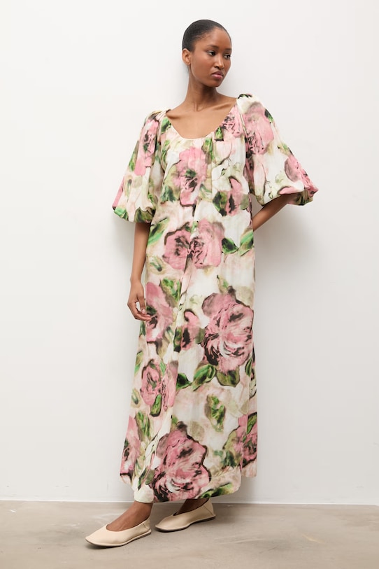 Odzież Answear.LAB sukienka IL2846.tos różowy