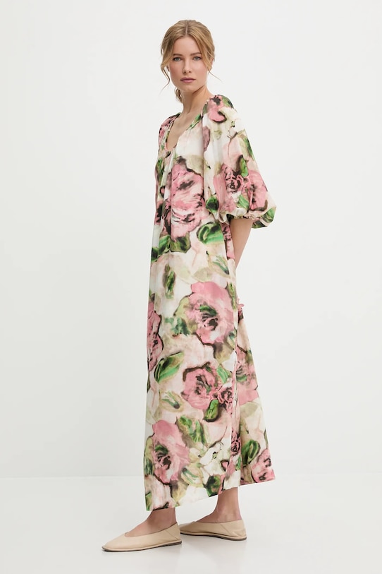 Odzież Answear.LAB sukienka IL2846.tos różowy