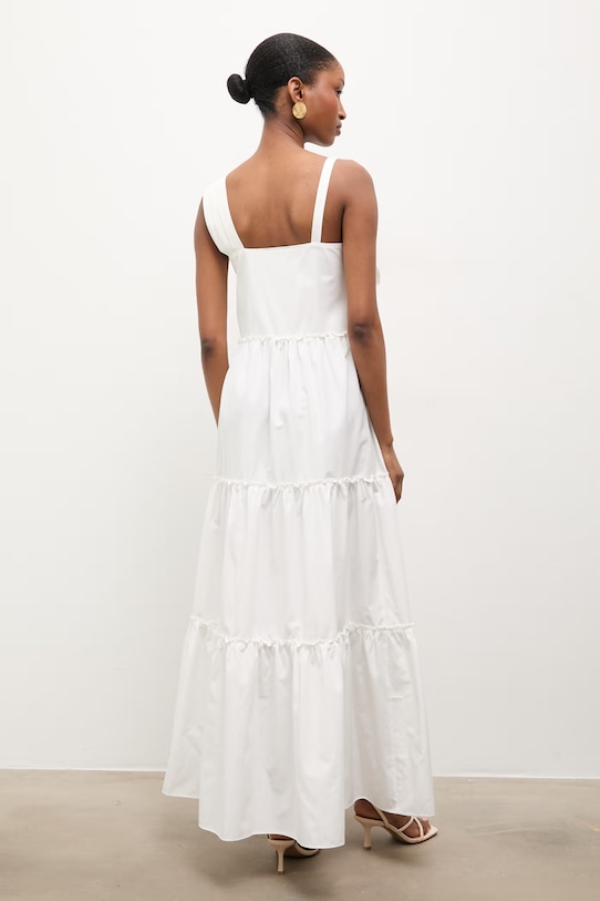 Odzież Answear.LAB sukienka 25SY2103.tos biały