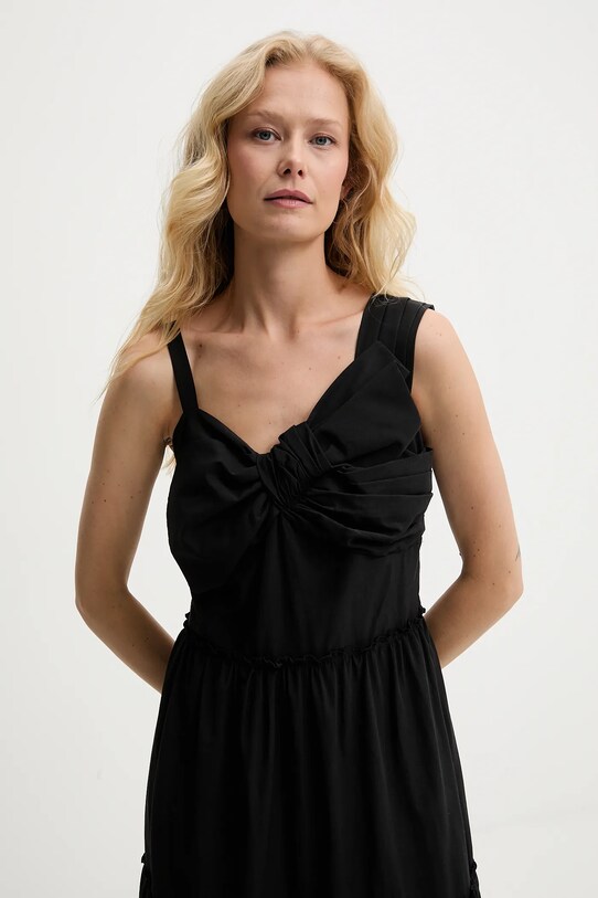Answear Lab rochie negru 25SY2103.tos
