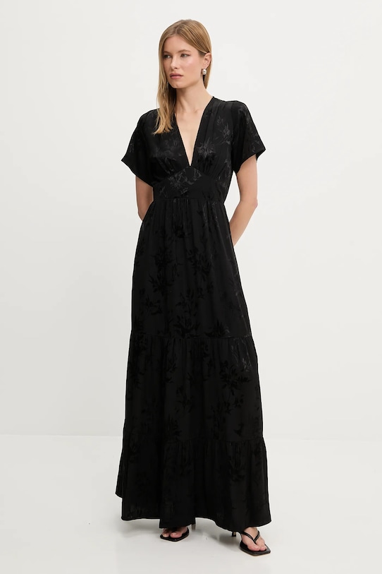 Answear Lab rochie maxi negru riq.fh