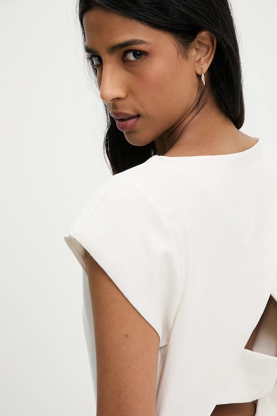 Answear.LAB sukienka beżowy 2524.HAK