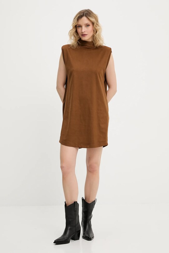 Answear.LAB sukienka 3629.ios brązowy WW25