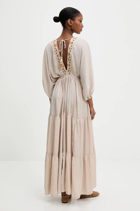 Answear.LAB sukienka G28m.p103.ios beżowy WW25