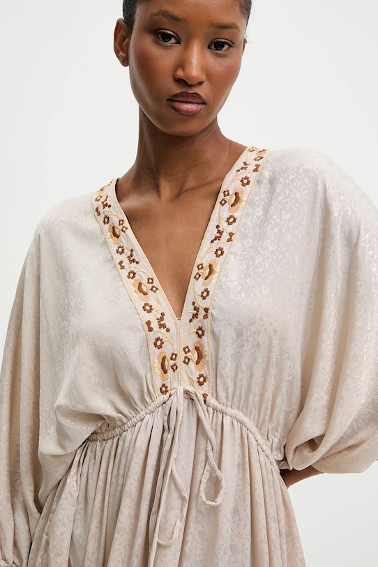 Answear.LAB sukienka beżowy G28m.p103.ios