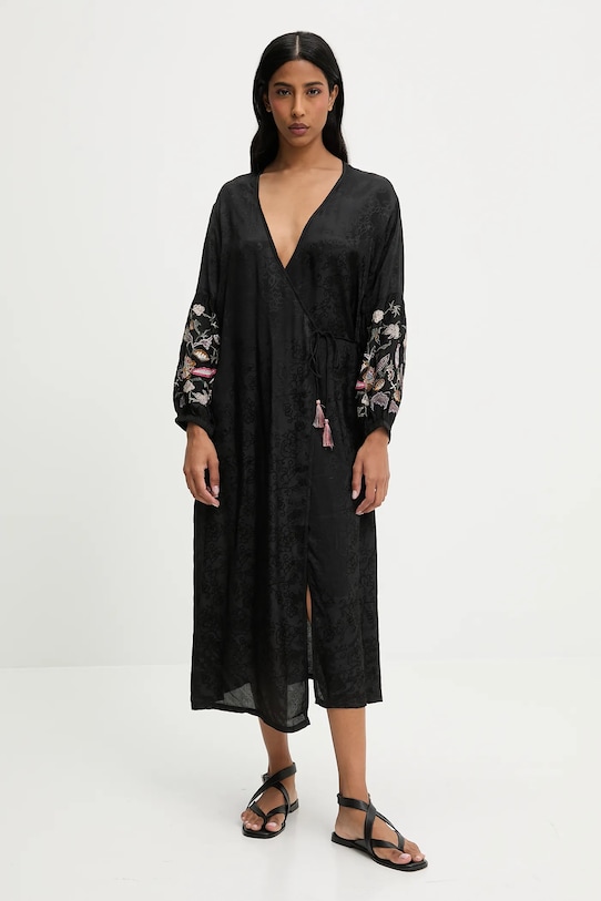Сукня Answear.LAB довгий чорний geisha.flk