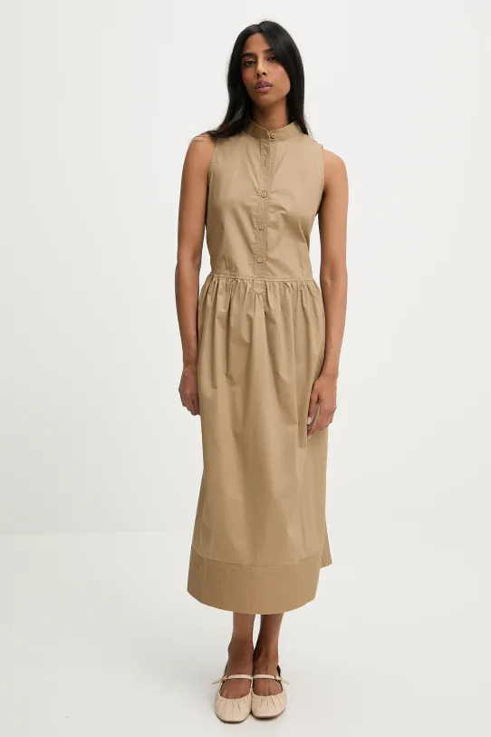 Answear.LAB vestito in cotone 2873.iak beige WW25