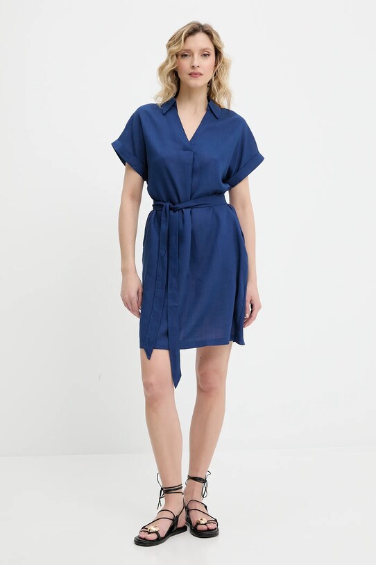 Платье с кашемиром Answear.LAB MR.22097.hos тёмно-синий WW25