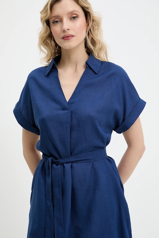 Платье с кашемиром Answear.LAB тёмно-синий MR.22097.hos