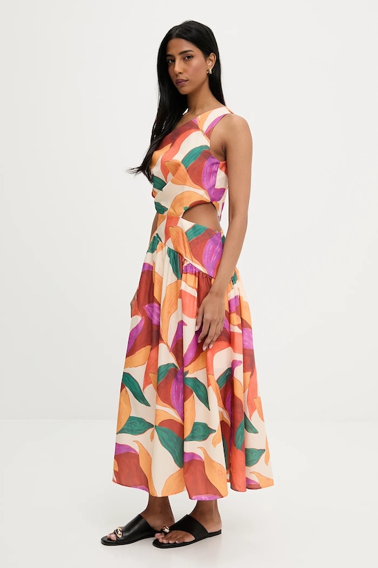 Answear.LAB sukienka FP.502601.hos pomarańczowy WW25