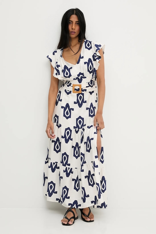 Платье Answear.LAB узор тёмно-синий 1043.hak