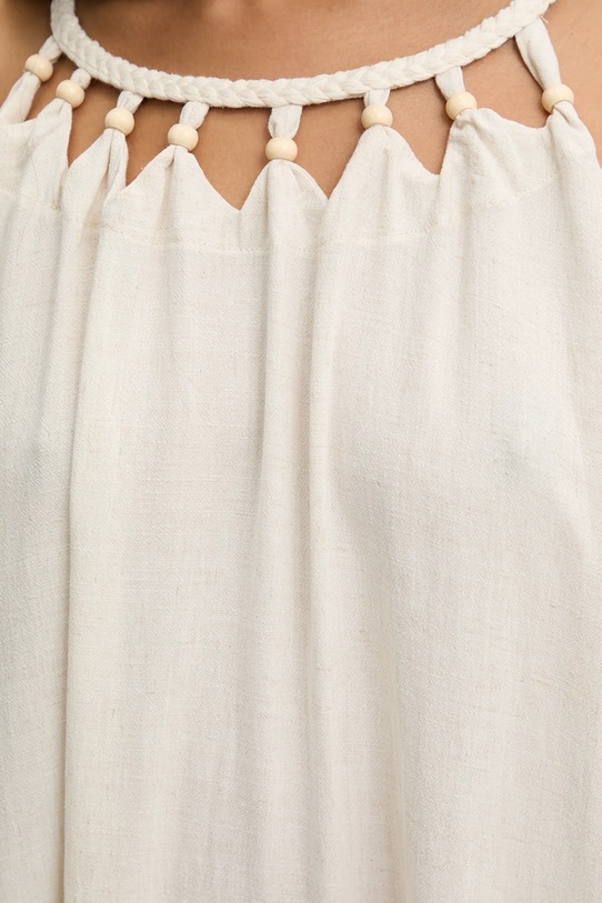 Льняна сукня Answear.LAB BY755.hak бежевий