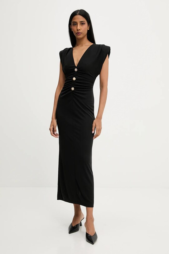 Answear Lab rochie maxi negru 4746.hak