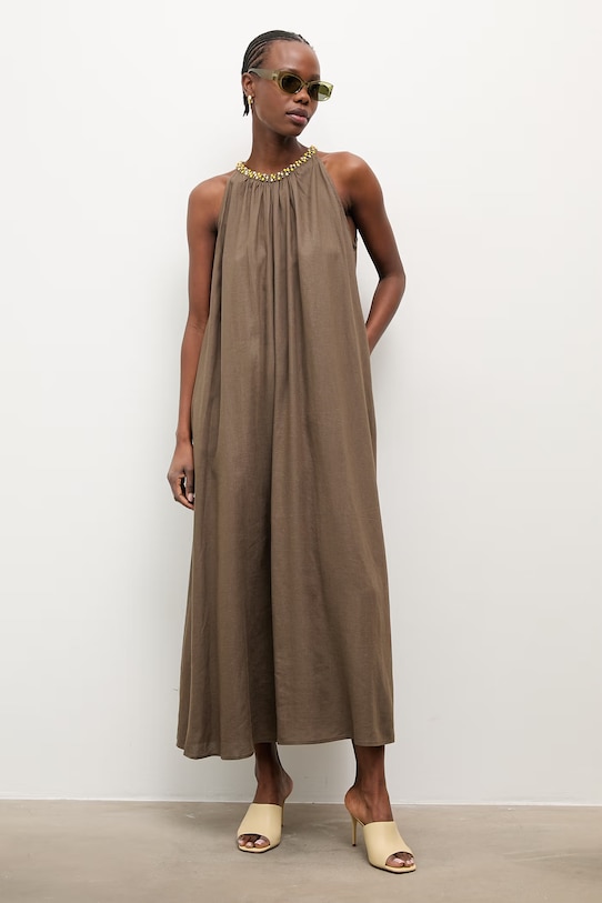 Answear.LAB rochie de vară cu in PK2983.iak verde WW25