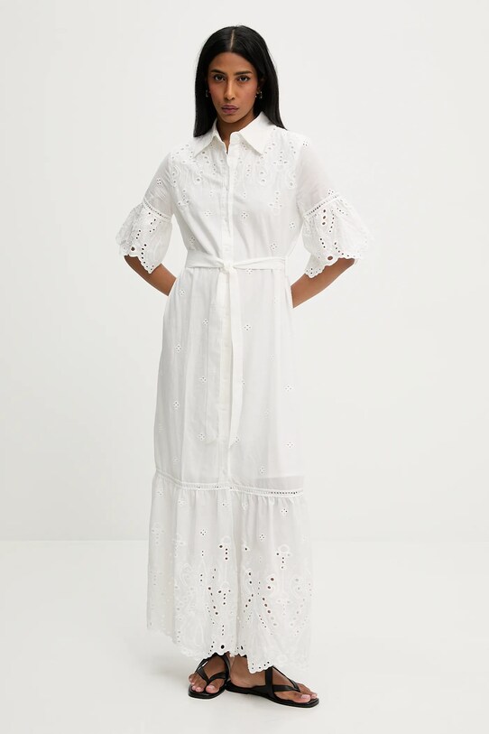 Бавовняна сукня Answear.LAB короткий білий N4088.iak