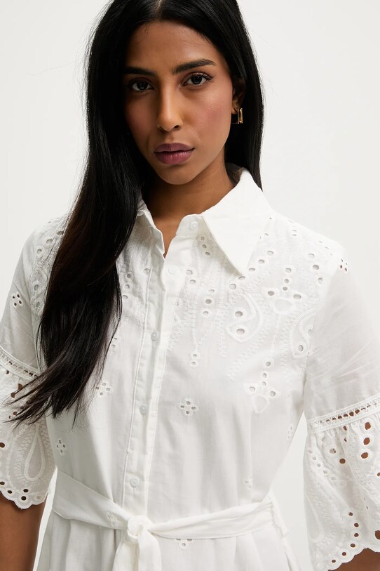 Бавовняна сукня Answear.LAB N4088.iak білий