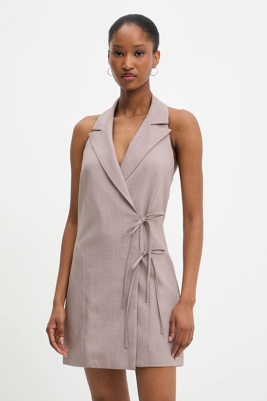 Answear Lab vestito mini marrone LD2599.hak