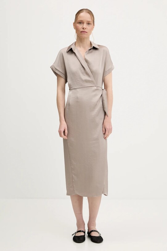Answear Lab rochie midi bej 16981.hak