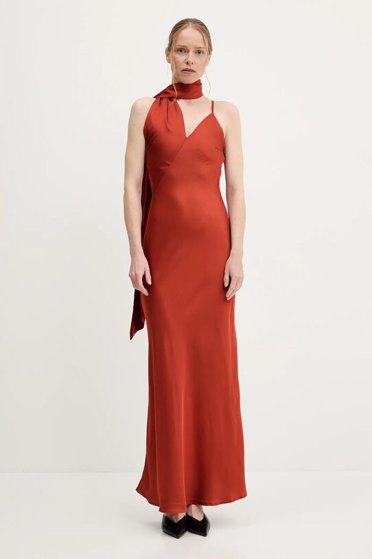 Answear Lab rochie maxi rosu LD2788.hak