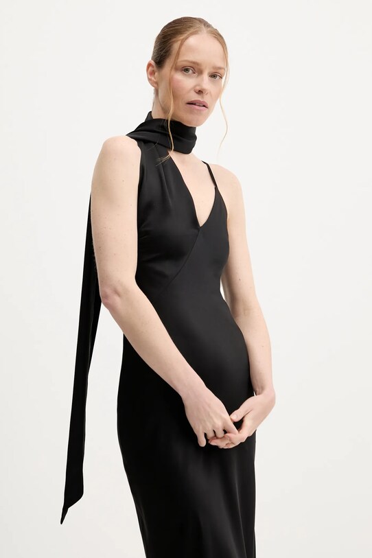 Answear Lab rochie negru LD2788.hak