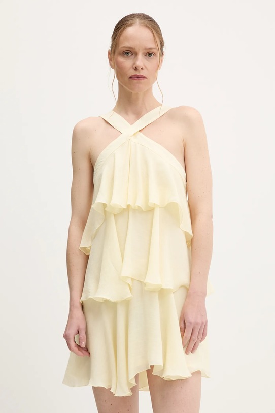 Answear Lab rochie mini galben LD2837..hak