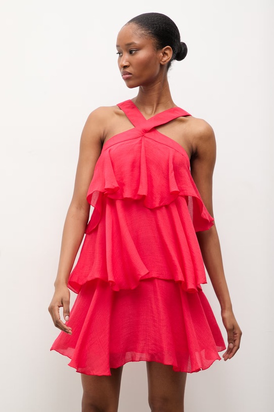 Answear.LAB sukienka casual czerwony LD2837..hak