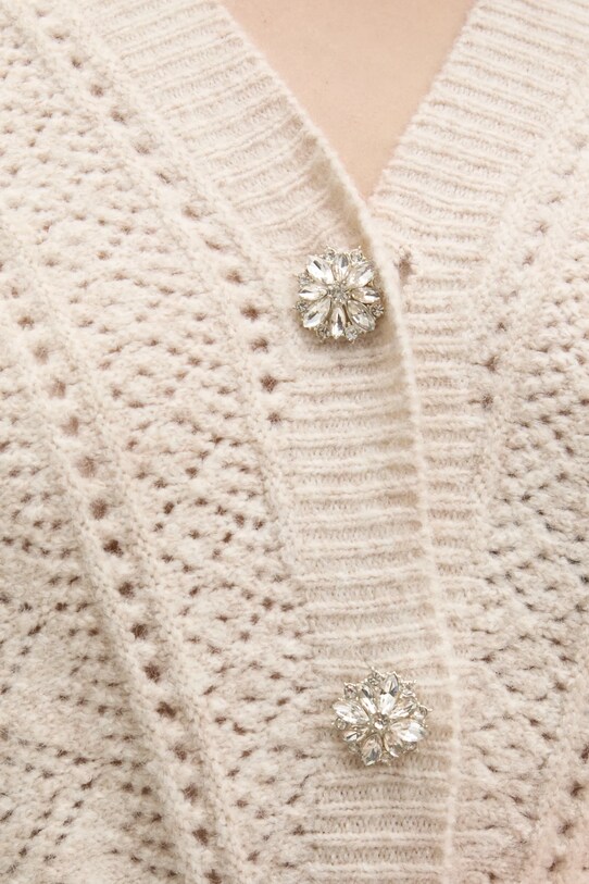 Answear Lab cardigan de lana a8428.flk bej