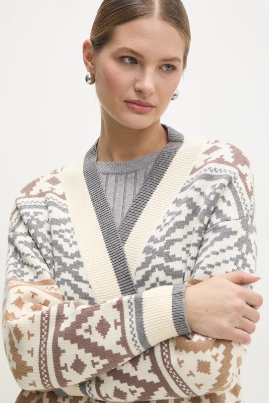 Kardigán Answear.LAB sivá 6233.HWK