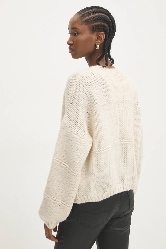 Odzież Answear.LAB kardigan z wełną 92707.ios beżowy