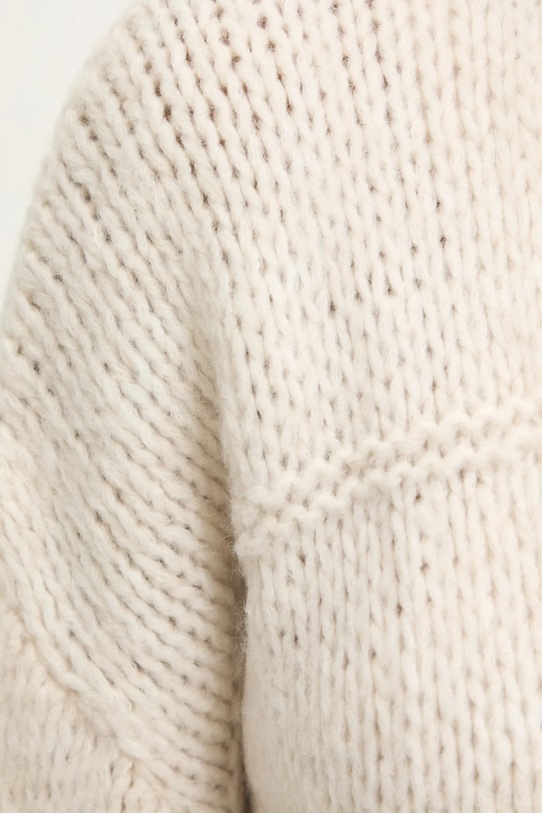 Answear.LAB kardigan z wełną 92707.ios beżowy