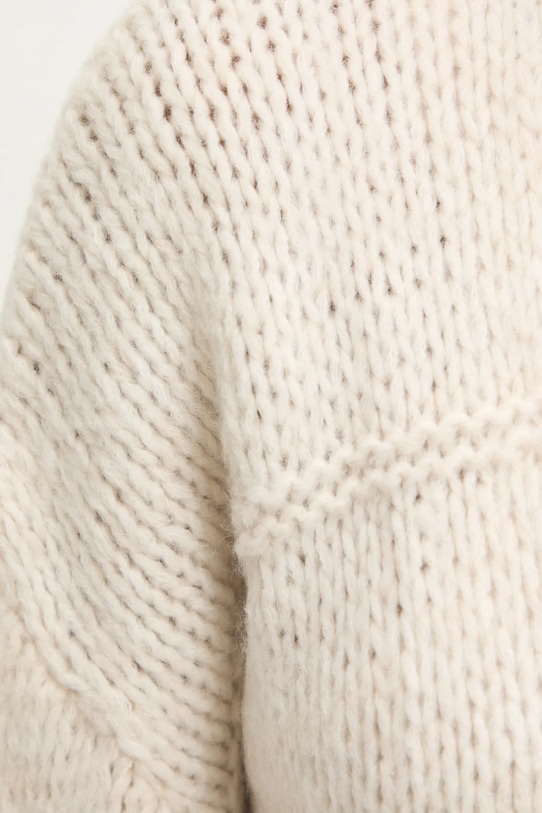 Answear.LAB kardigan z wełną 92707.ios beżowy