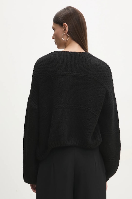 Îmbrăcăminte Answear Lab cardigan de lana 92707.ios negru