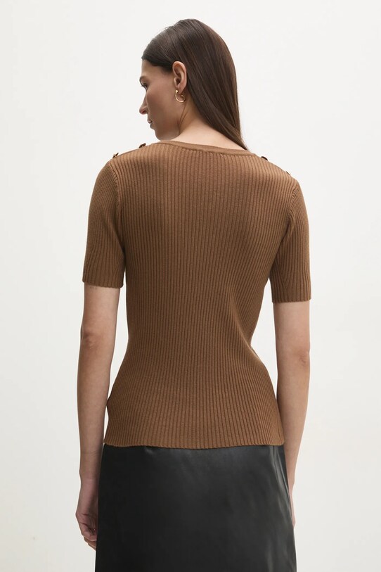 Îmbrăcăminte Answear Lab pulover hl035a.ims maro