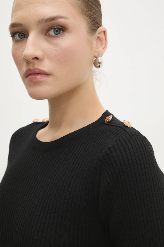 Answear Lab pulover negru hl035a.ims