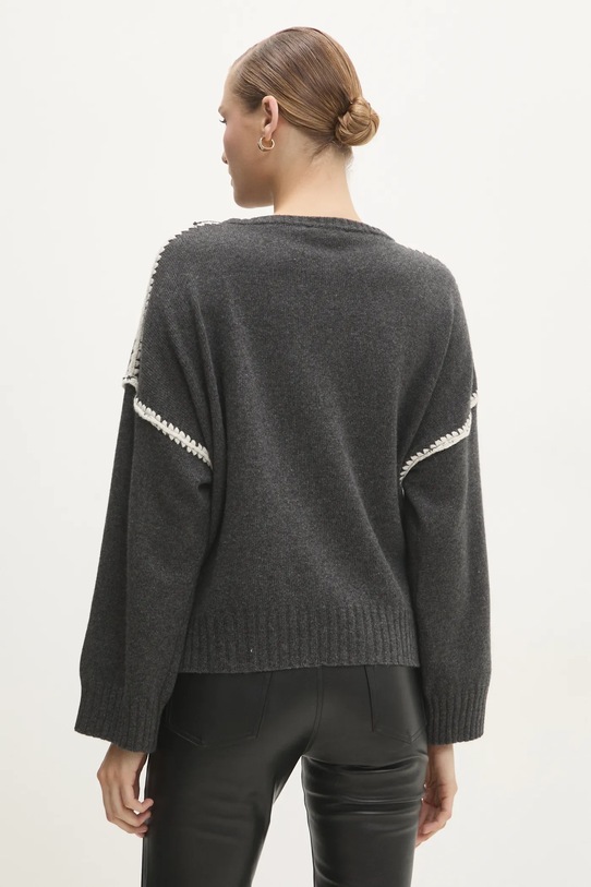 Oblečení Vlněný svetr Answear.LAB 9325.ILK šedá