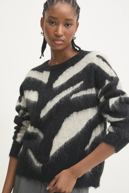 Answear Lab pulover de lana negru ml2339.80.ilk